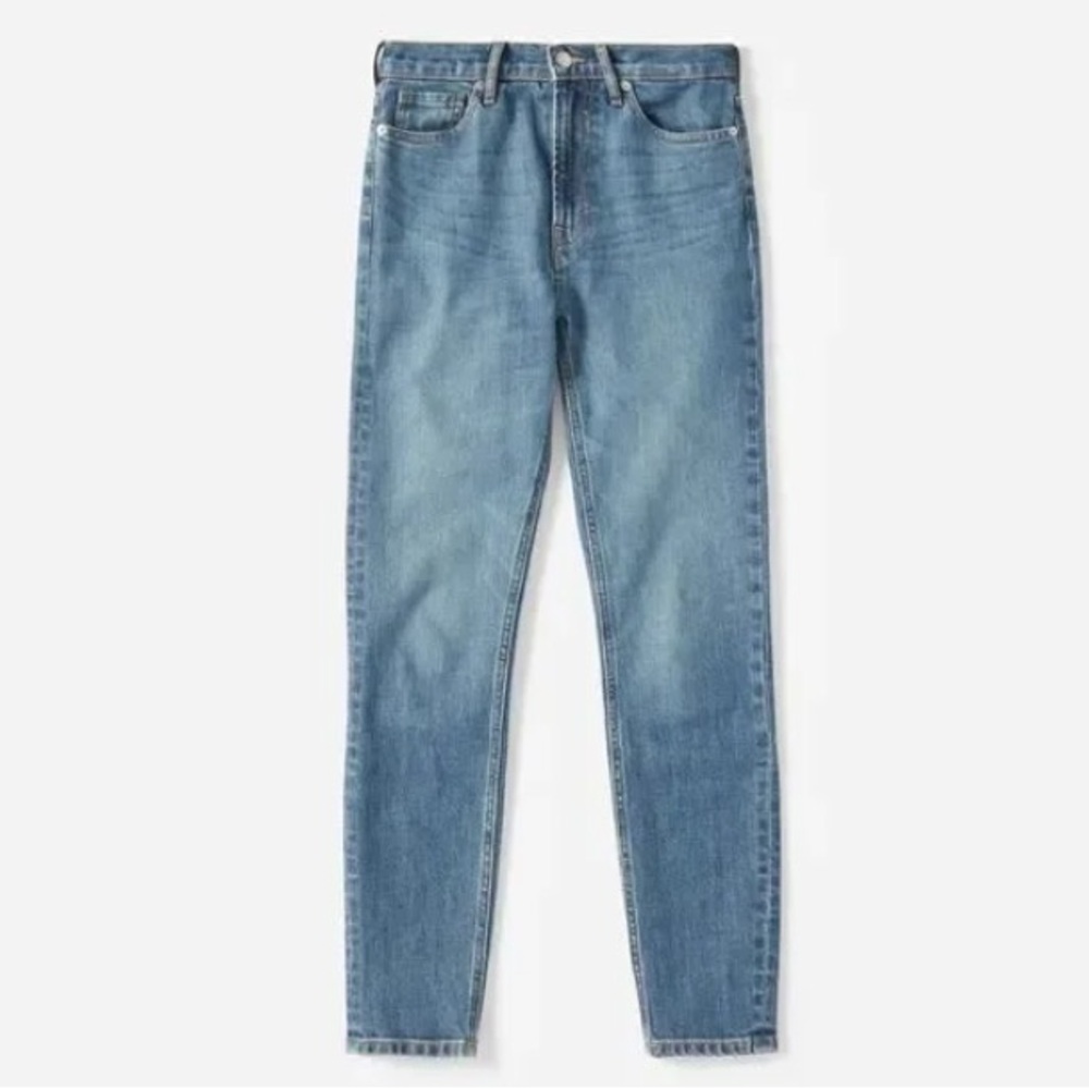 Everlane High Rise Classic Straight Leg Ankle Jean Vintage Light Wash Size 30